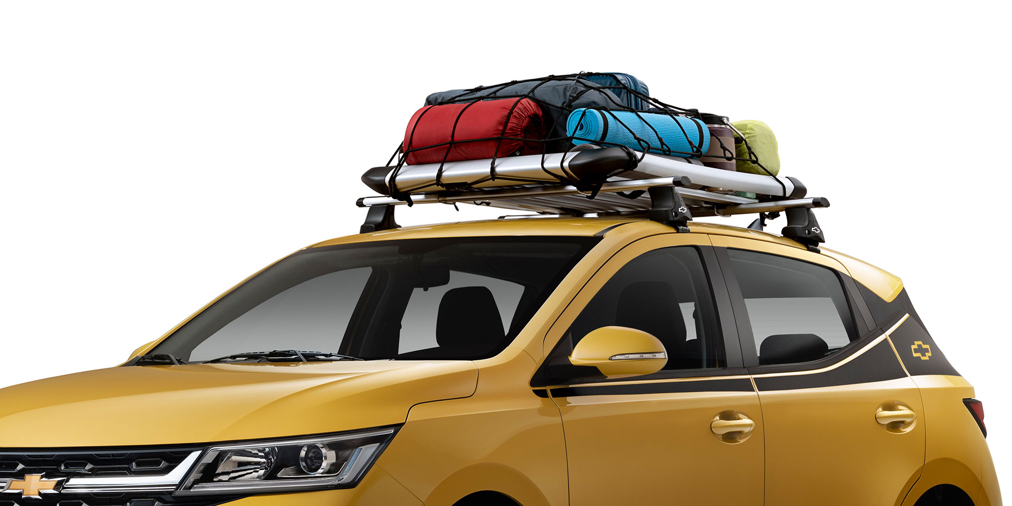 Barras de techo para tu auto Chevrolet Aveo Hatchback 2025, accesorios externos para ampliar la capacidad de tu monovolúmen